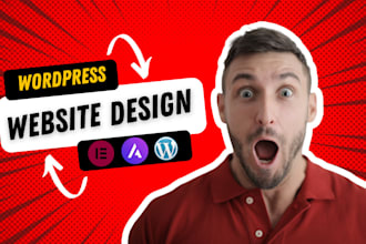 design any business, restaurant, ecommerce website with elementor pro