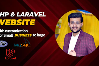 fix, install and develop php laravel websites