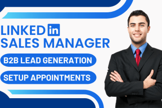 be your b2b appointment setter and linkedin marketing manager