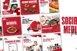 design social media posts facebook, instagram, linkedin and many more