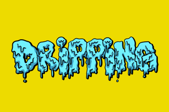do bubble,graffiti,drippy,trippy,liquid,melt,lettering logo or shirt