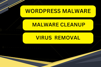 remove wordpress malware and perform virus removal from your wordpress website