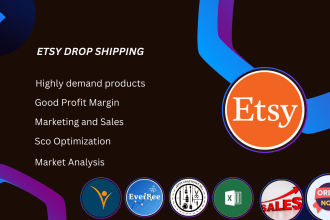 do etsy drop shipping or be an etsy store manager and etsy virtual assistant