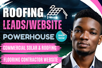 generate commercial solar roofing leads solar roof flooring contractor website