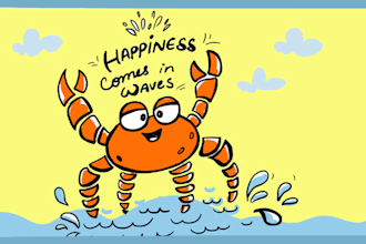 create cute doodle art illustrations or icons
