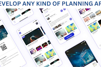 build event planning, wedding planner and event booking app integrated with ai