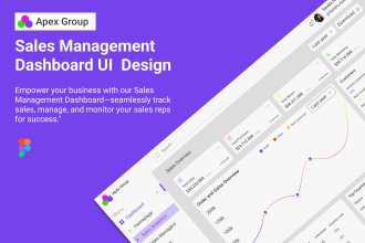 design a modern CRM dashboard, web app and admin panel UI UX