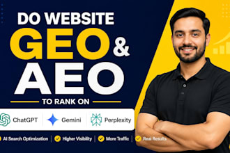 do website GEO and aeo to rank on chatgpt, gemini, and perplexity