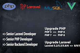 be your senior PHP developer, backend developer, or a laravel developer