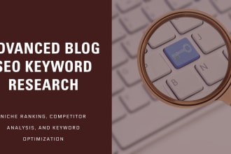 conduct advanced blog SEO keyword research for profitable niche ranking
