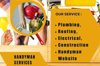 design plumbing contractor website plumbing logo handyman plumbing website