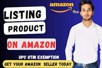 set up amazon seller central account product listings