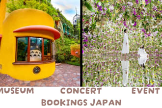 book museums, concerts, and events in japan