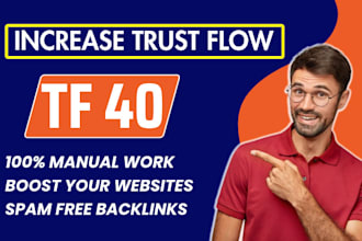 increase majestic trust flow tf 40