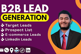 do targeted b2b lead generation prospect list linkedin leads