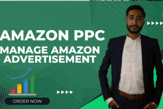 setup amazon PPC, manage amazon ads, assist amazon sponsored ads for high sales