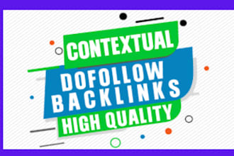 do 300 quality high da manual dofollow backlinks