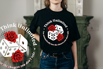 create trendy typography and street wear t shirt design
