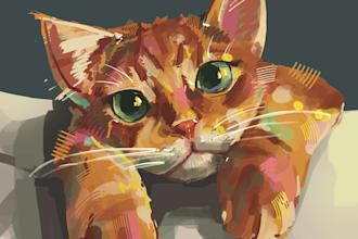 draw your pet in realistic style