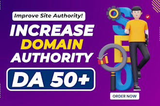 increase domain authority da 40 plus quickly