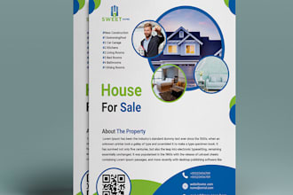design a flyer, poster, business card or banner