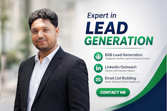 do targeted b2b lead generation and built high quality email lists