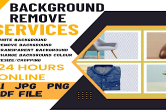 do photo background removal and clipping path service