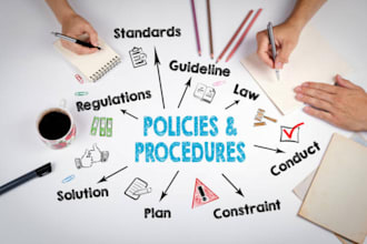 develop security and governance policies and procedures