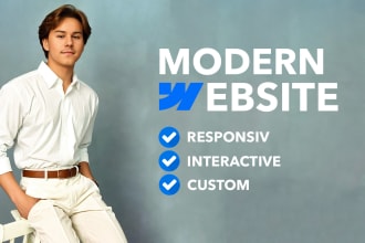 design or redesign your website with webflow