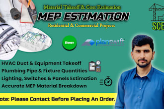 provide accurate mep estimation and quantity takeoff