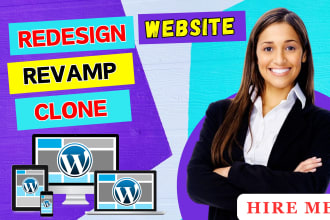 design redesign duplicate clone revamp elementor wordpress website