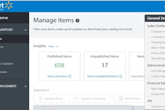 list products on walmart marketplace and optimize them