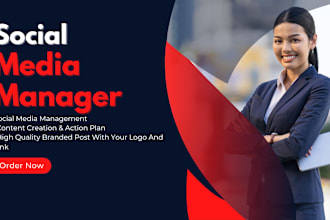 be your social media manager and personal assistant