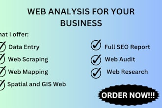 web research and analysis, web map, visualization