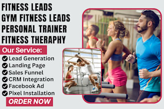 generate fitness leads gym fitness personal trainer leads fitness therapy leads