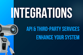 integrate apis and third party services for into your system