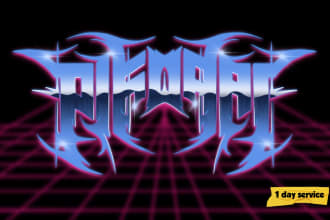 draw amazing extreme metal logo for your band or brands