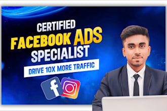 run facebook and instagram ads advertising manager and fb,marketing specialist
