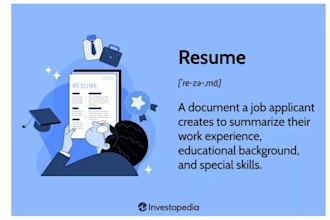 write and upgrade your resume, cv, cover letter and linkedin