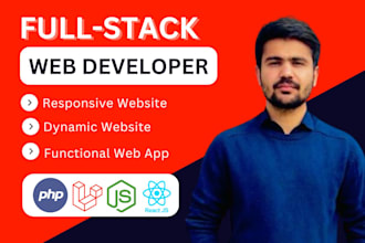 build rebuild full stack website development custom business website html css js