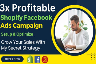 run shopify facebook ads real estate meta ads campaign