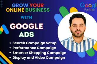 set up and manage google ads campaigns for your business