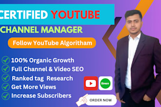 do best youtube video SEO expert optimization and channel growth manager
