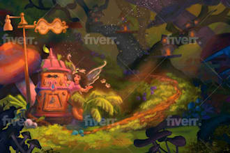 make concept art digital illustration