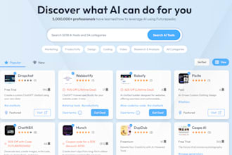 create ai tools listing website