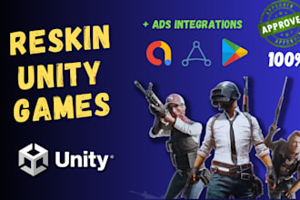 reskin any unity game and ads integration
