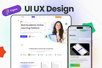 do UI UX design for websites mobile apps pos and dashboard