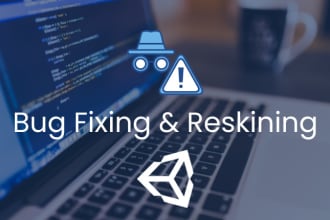 fixing bug or reskining your unity game
