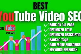 do SEO for ranking your video and channel