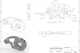 3d modeling, 2d drawing in solidworks and catia